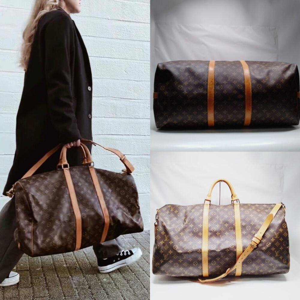💎✨Authentic✨💎Louis Vuitton Monogram Keepall 60 Bandouliere
